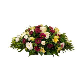 Bordó krém asztaldísz