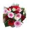 Gerbera rózsával virágcsokor