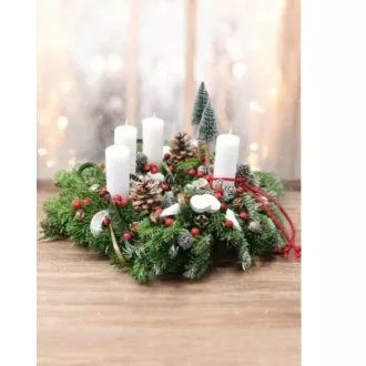 Adventi koszorú nosztalgia hangulatban