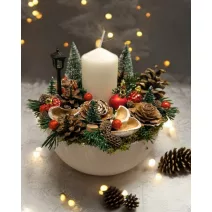 Karácsonyi asztaldíszek 